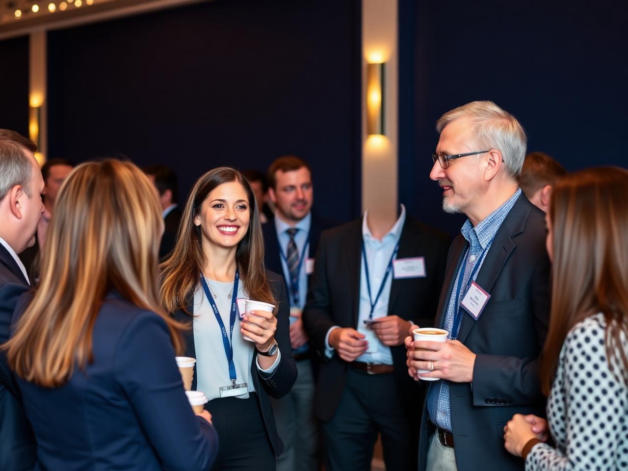 Networking durante un evento Marketing Insieme: professionisti a confronto